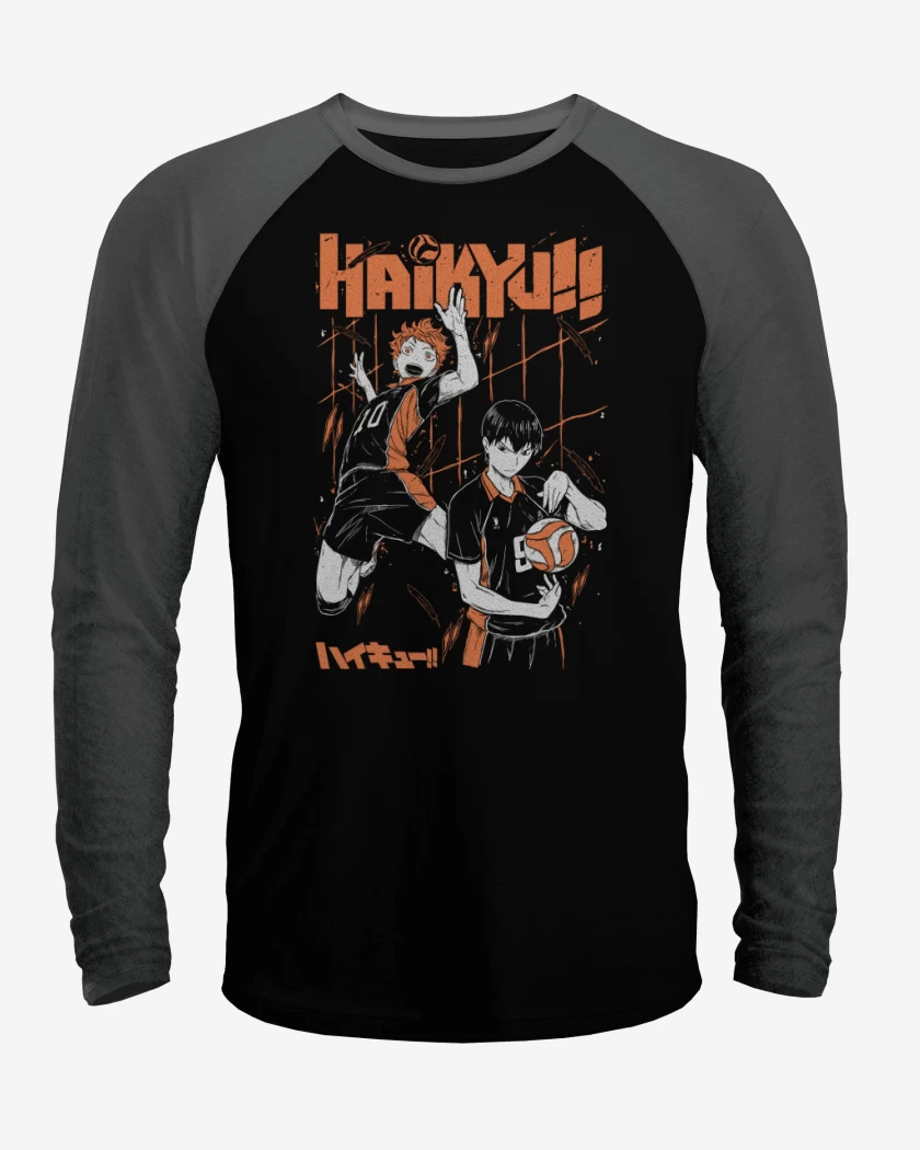 Polera Raglan Hinata x Kageyama