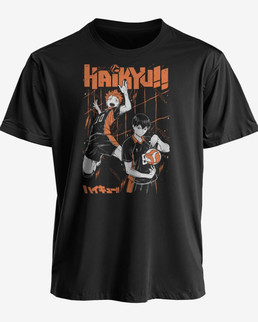 Polera premium Negro de Hinata x Kageyama