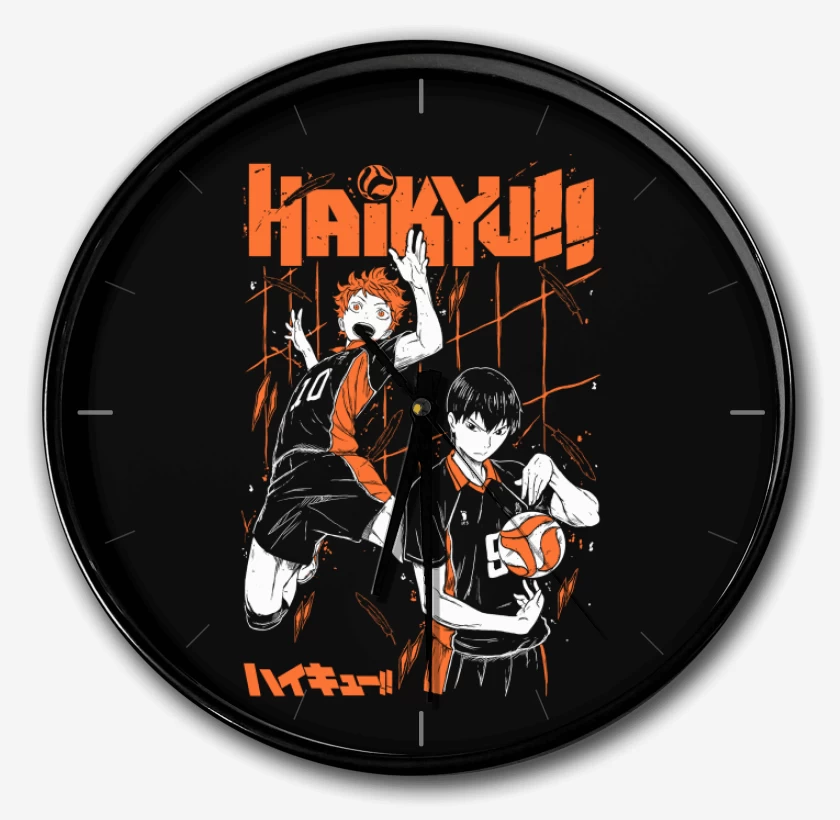 Reloj Negro de Hinata x Kageyama