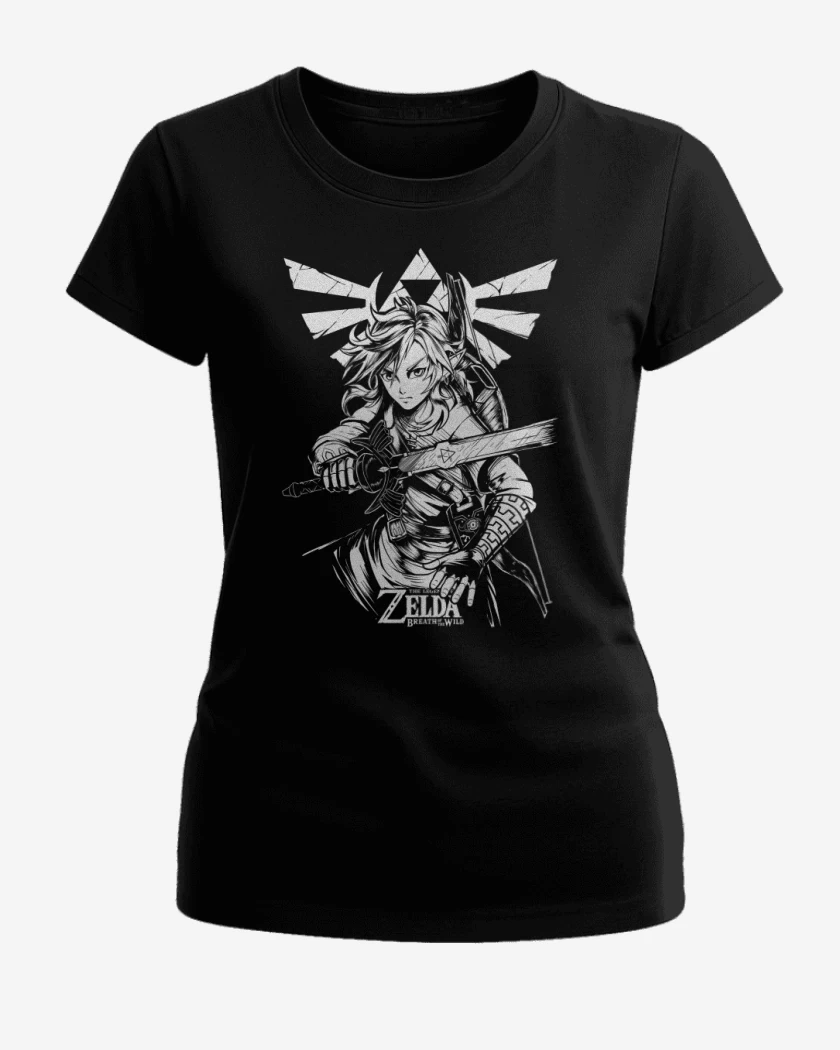 Polera de Mujer Negro de Link of the Wild