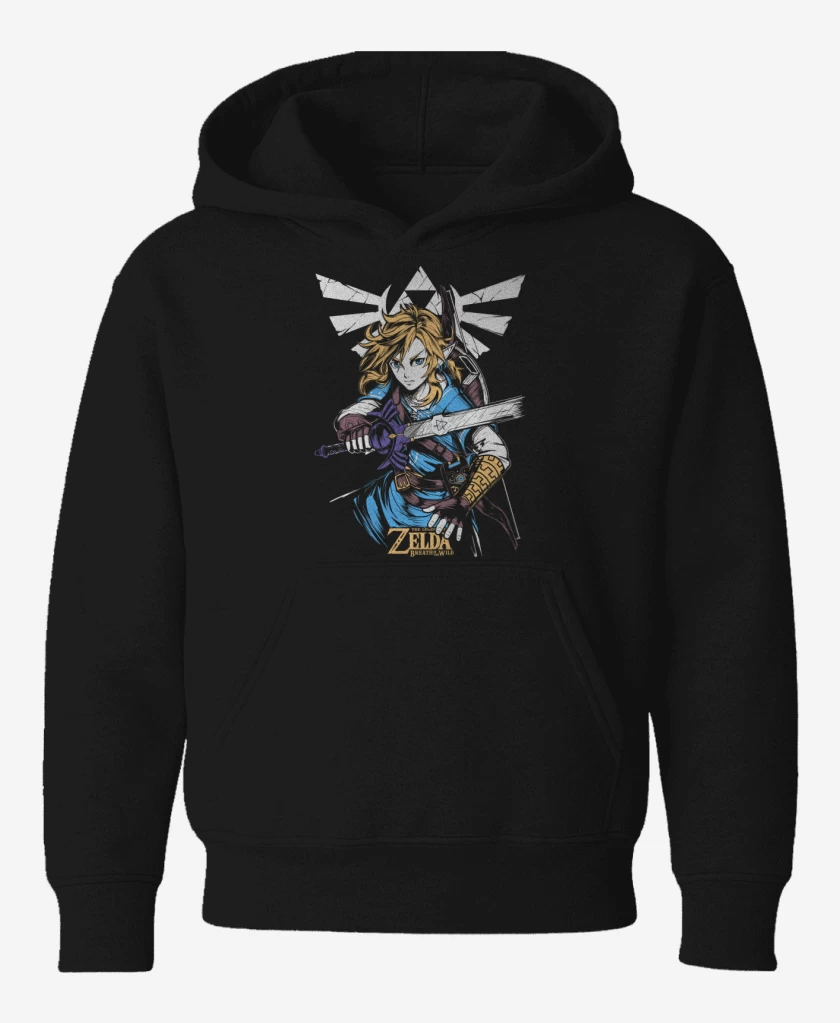 Poleron de niño Negro de Link of the Wild Full Color