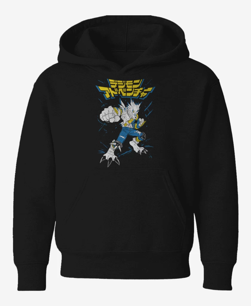 Poleron de niño Negro de WereGarurumon