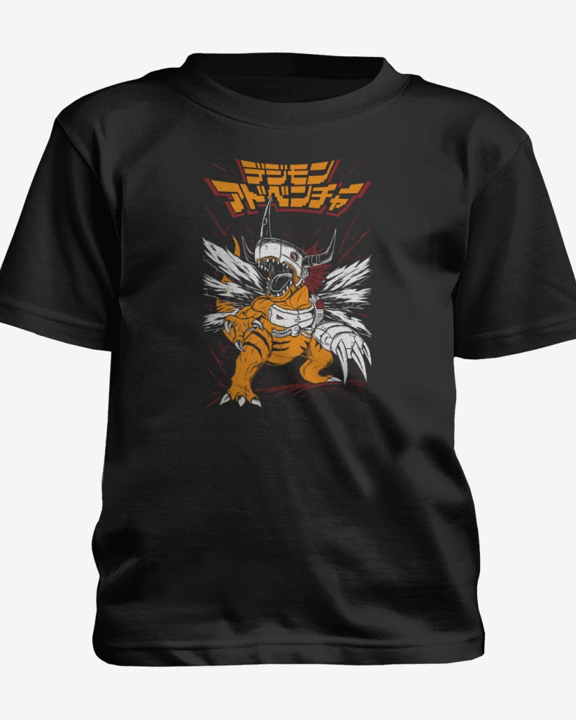 Polera de niño Negro de MetalGraymon