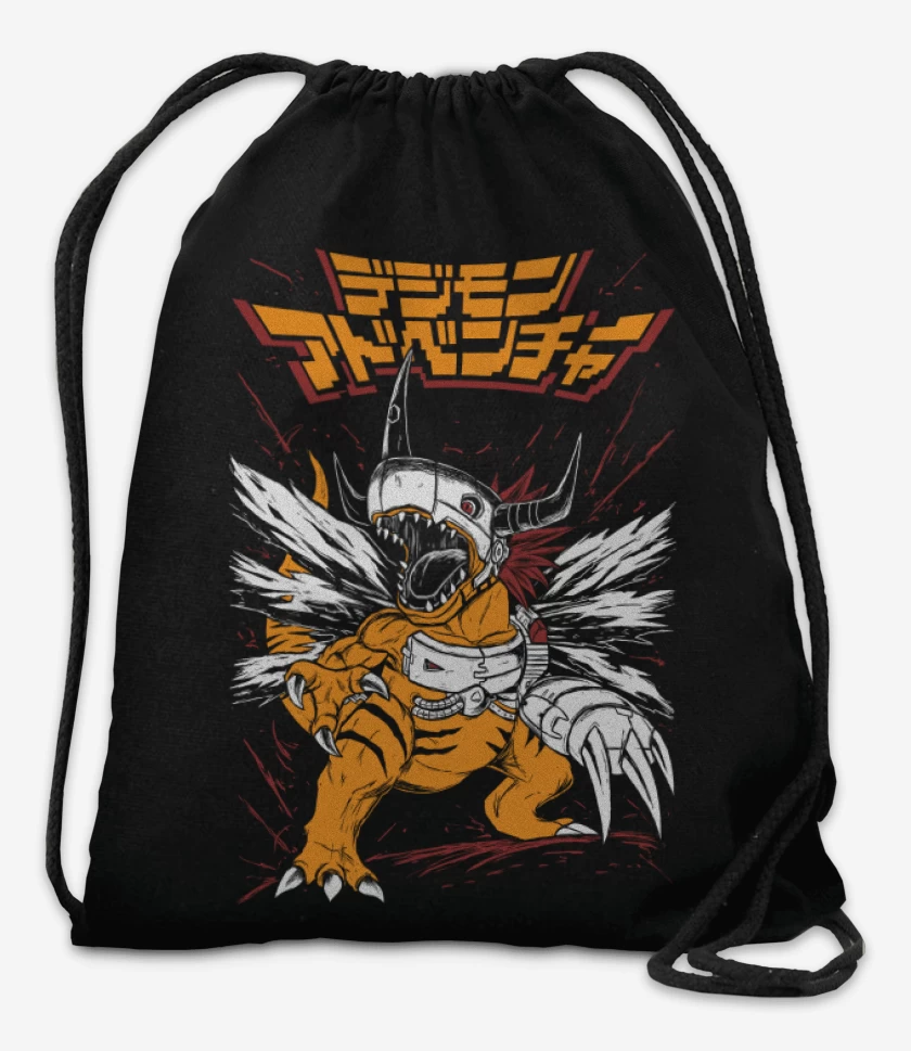 Mochila Negro de MetalGraymon