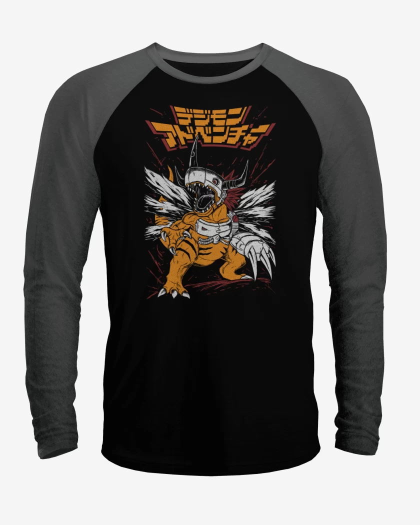 Polera Raglan MetalGraymon