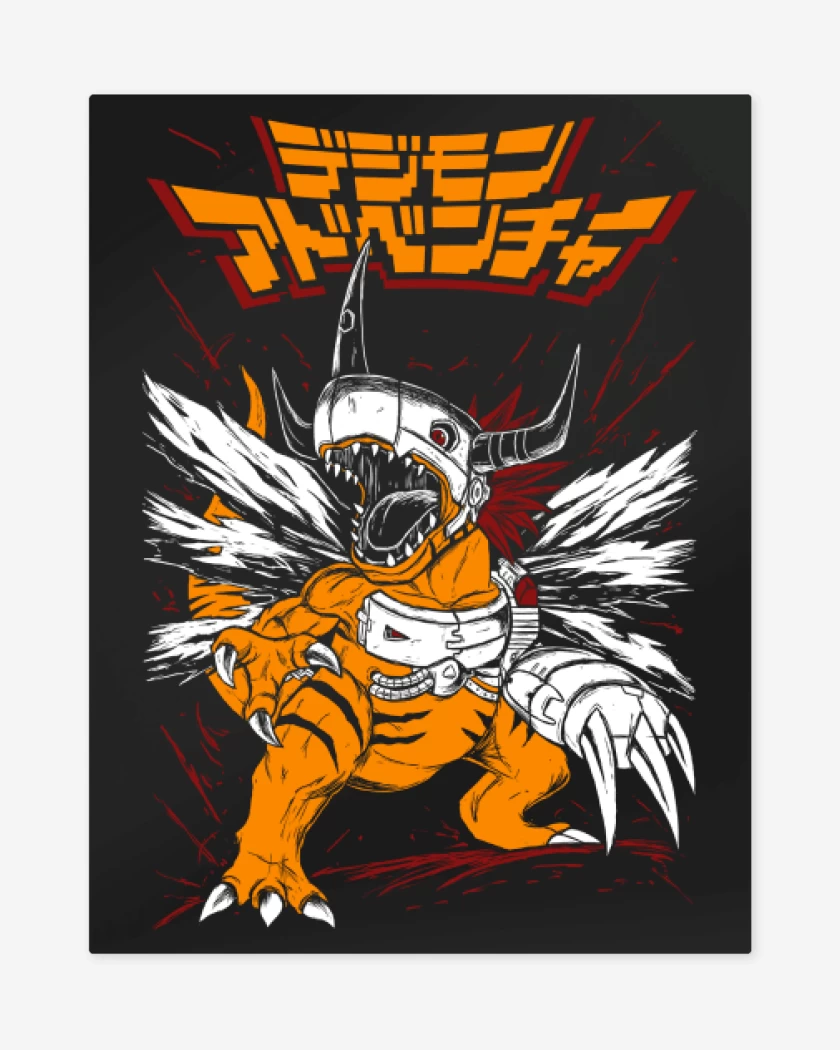 Print metalico Negro de MetalGraymon