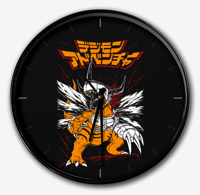Reloj Negro de MetalGraymon