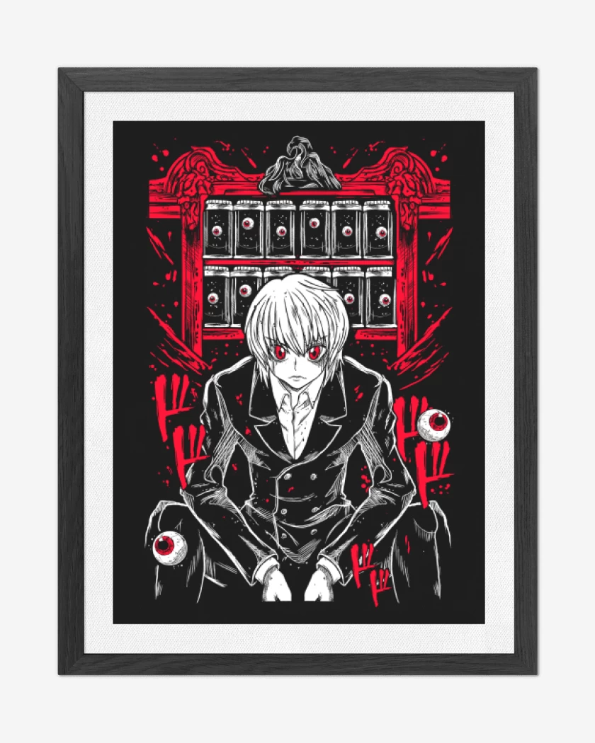Cuadro decorativo Negro de Kurapika