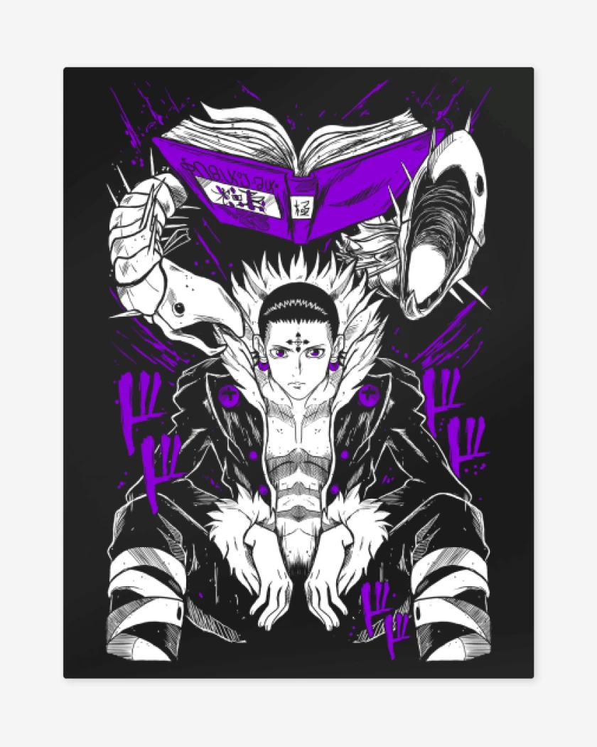 Print metalico Negro de Chrollo Lucilfer