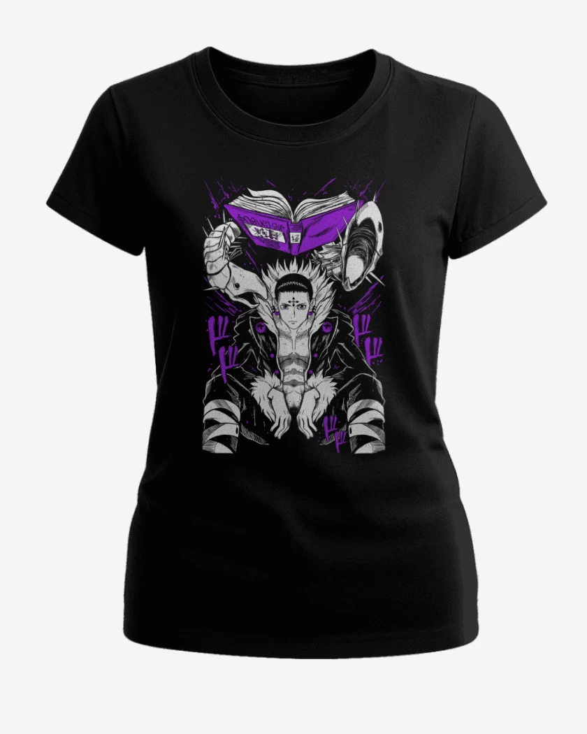 Polera de Mujer Negro de Chrollo Lucilfer