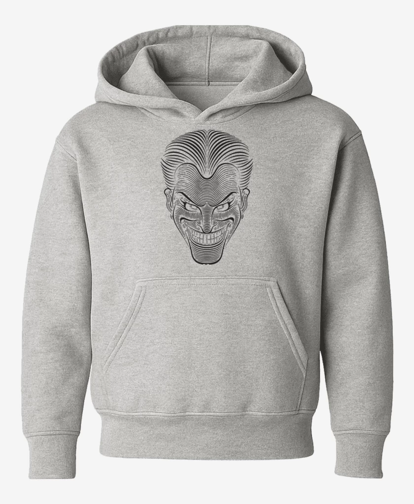 Poleron de niño Gris Melange de Bromista lineas