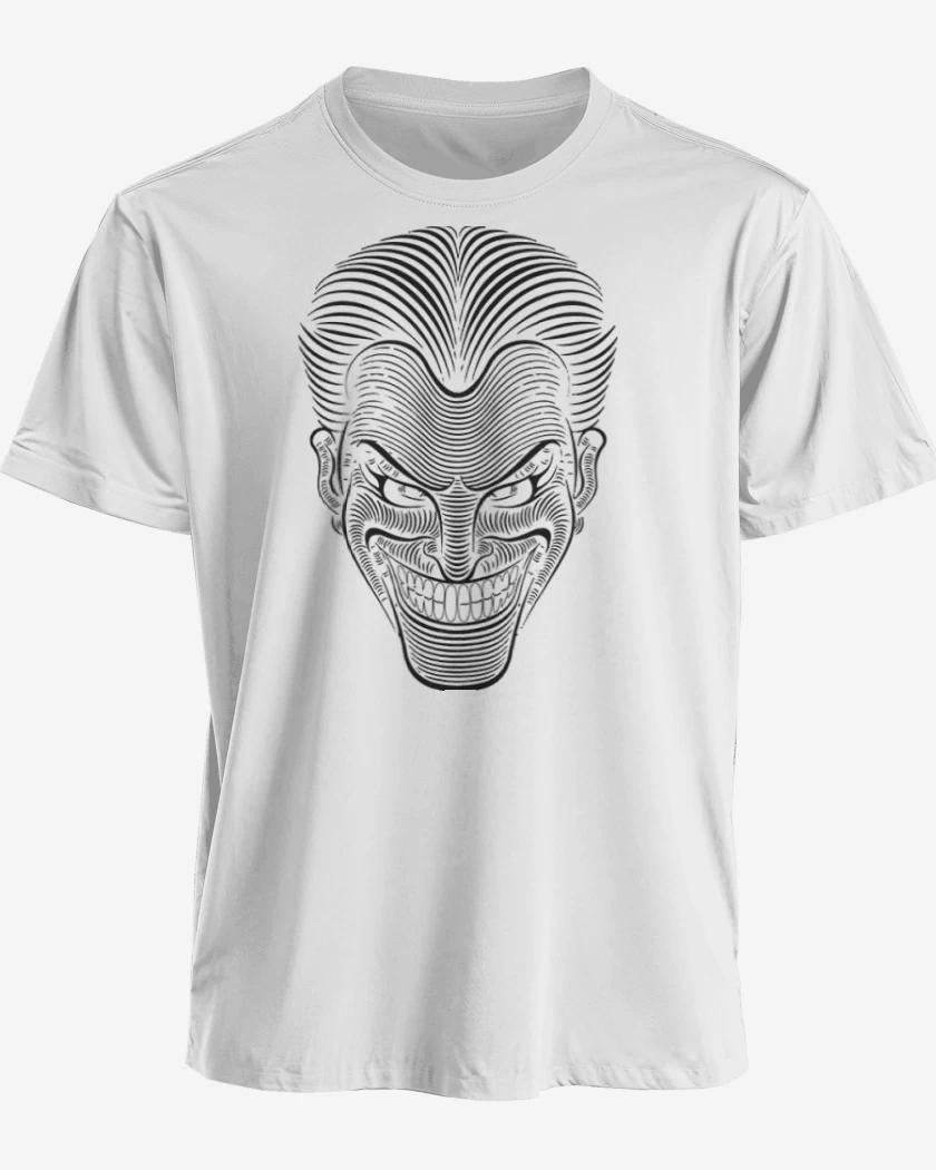 Polera premium Blanco de Bromista lineas