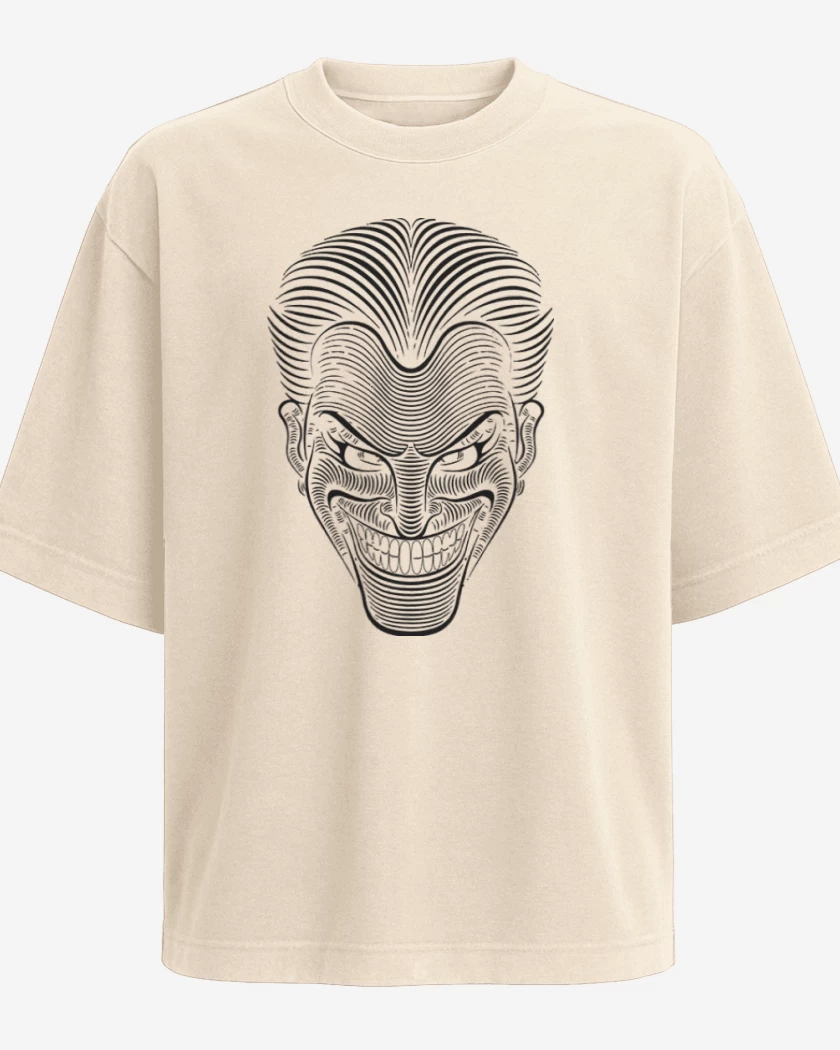 Polera Oversize Bromista lineas