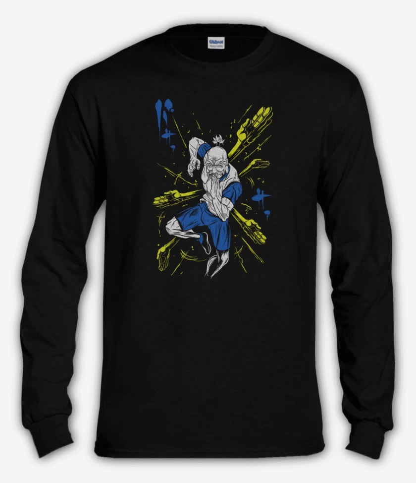 Polera manga larga Negro de Netero Isaac