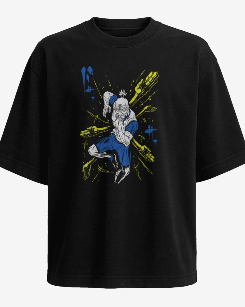 Polera Oversize Negro de Netero Isaac