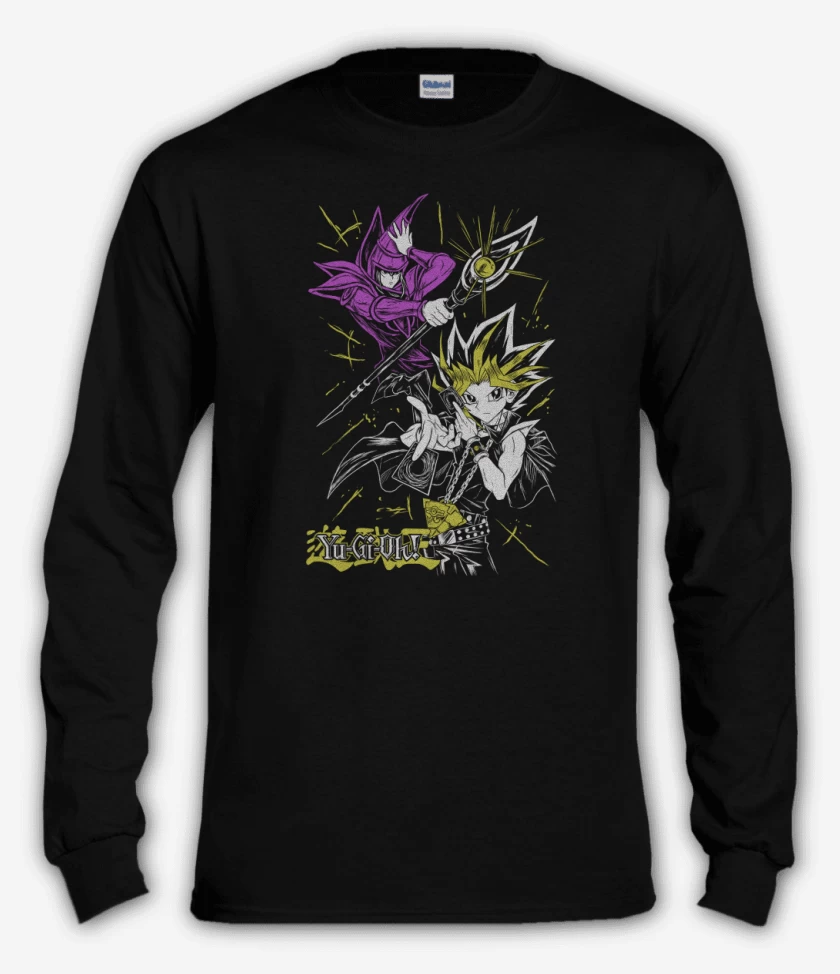 Polera manga larga Negro de Mago Oscuro x Yugi