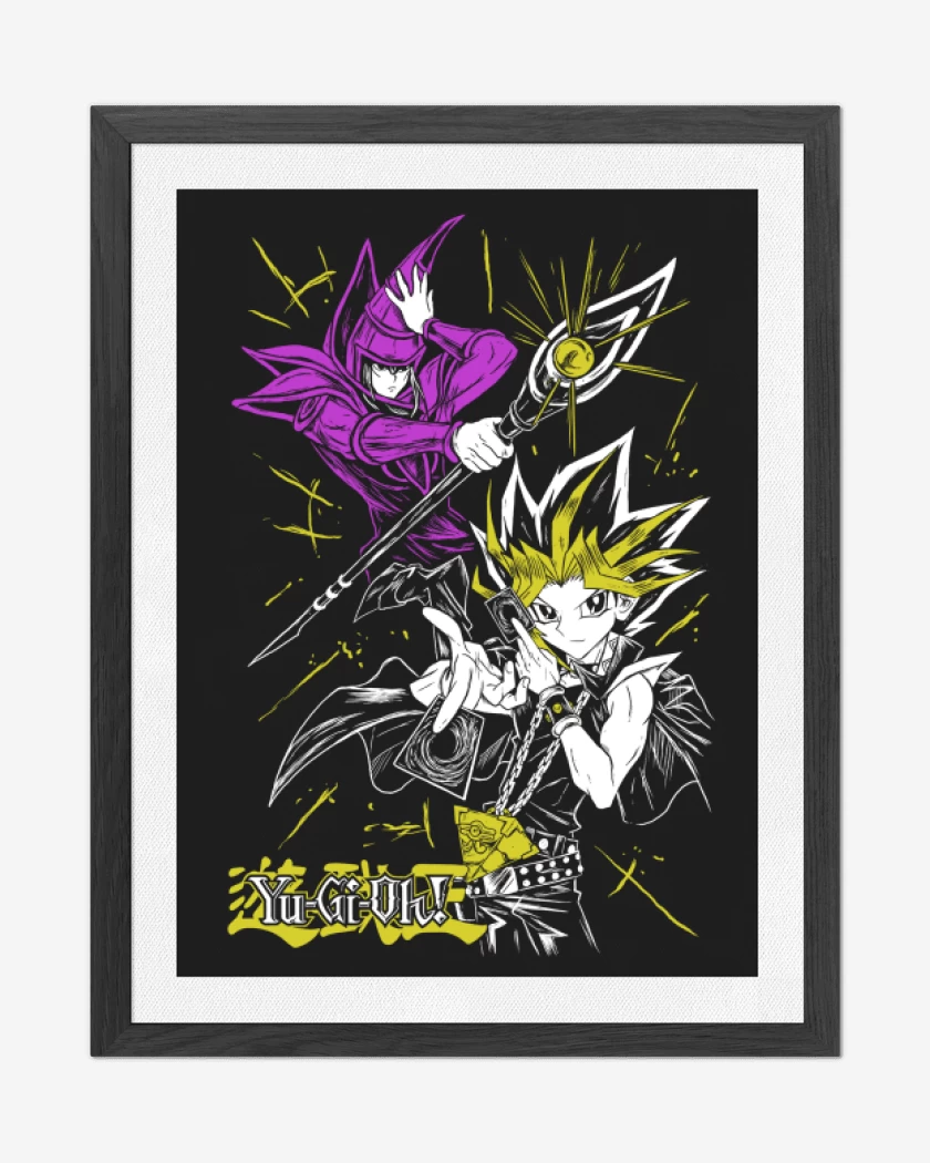 Cuadro decorativo Mago Oscuro x Yugi