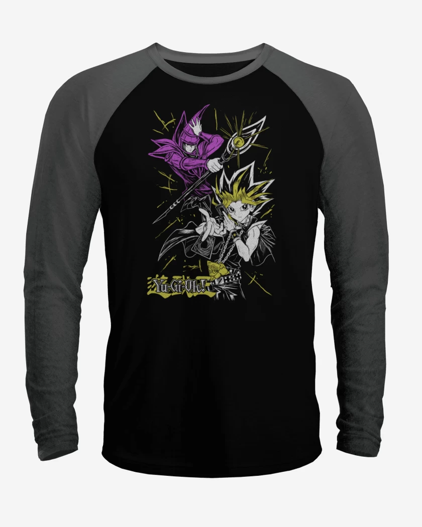 Polera Raglan Mago Oscuro x Yugi