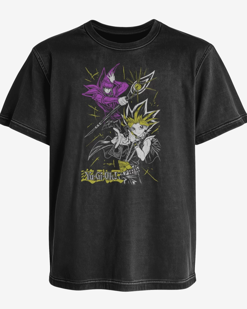 Polera desgastada Mago Oscuro x Yugi
