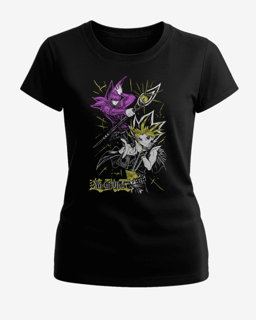 Polera de Mujer Negro de Mago Oscuro x Yugi