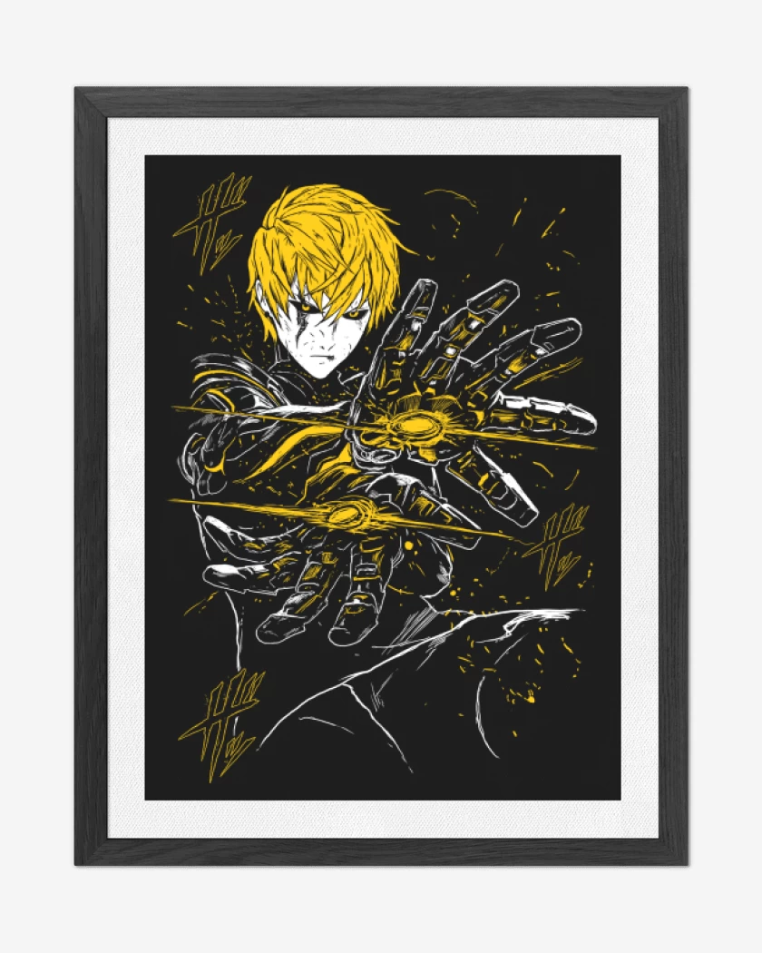 Cuadro decorativo Negro de Cyborg Genos