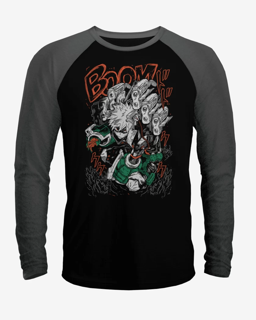 Polera Raglan Katsuki Bakugo