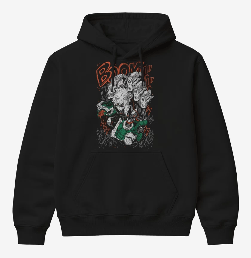 Poleron Canguro básico Katsuki Bakugo