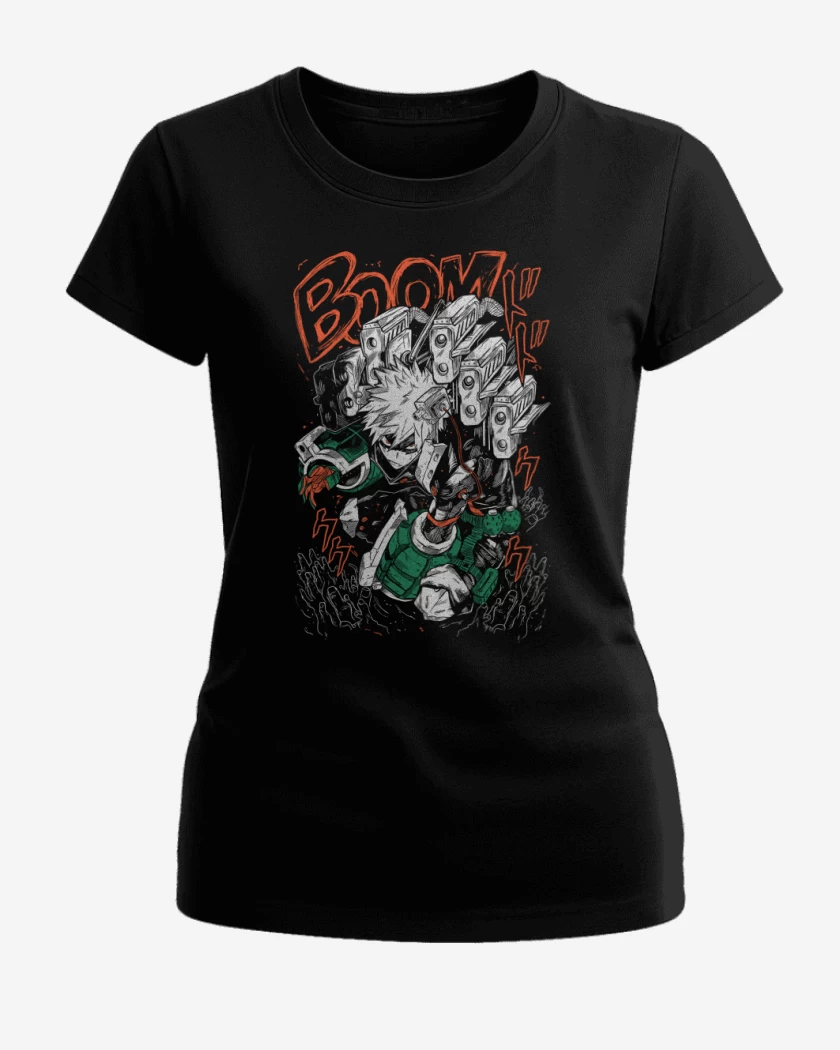 Polera de Mujer Katsuki Bakugo