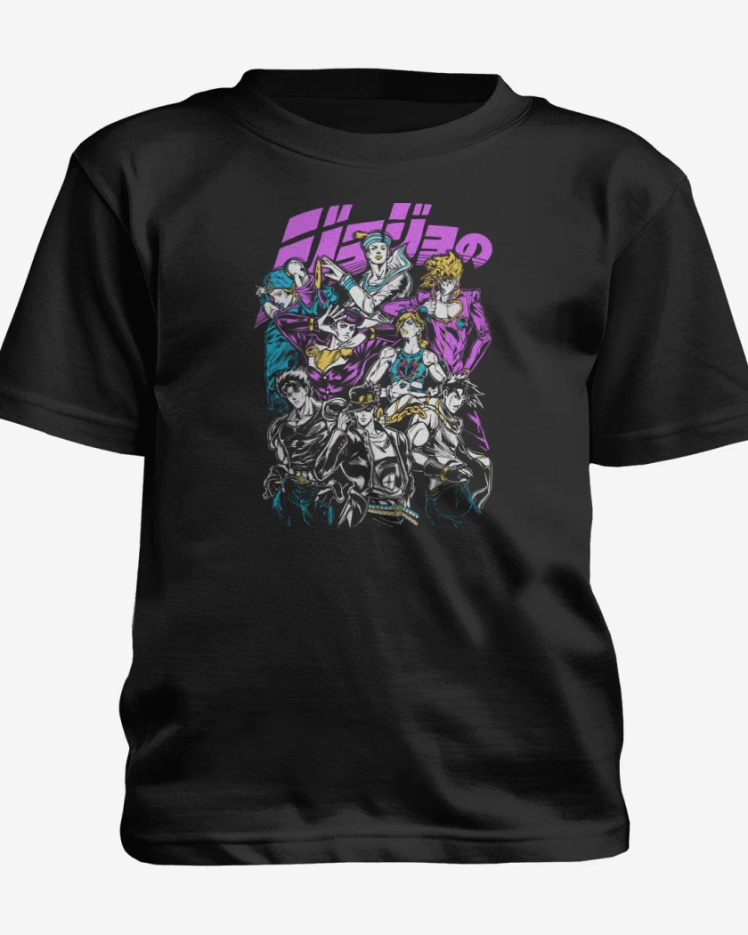 Polera de niño Negro de JoJos Bizarre Adventure