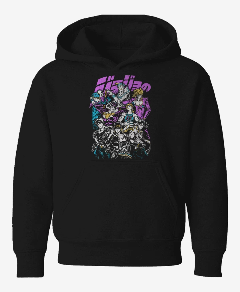Poleron de niño Negro de JoJos Bizarre Adventure