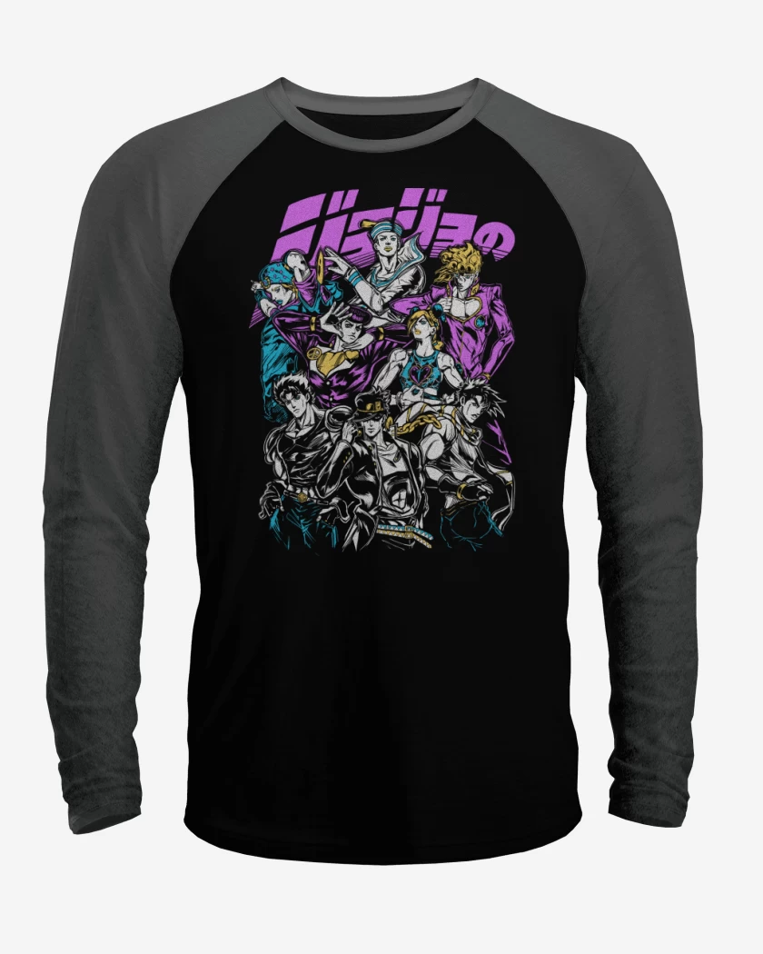 Polera Raglan JoJos Bizarre Adventure