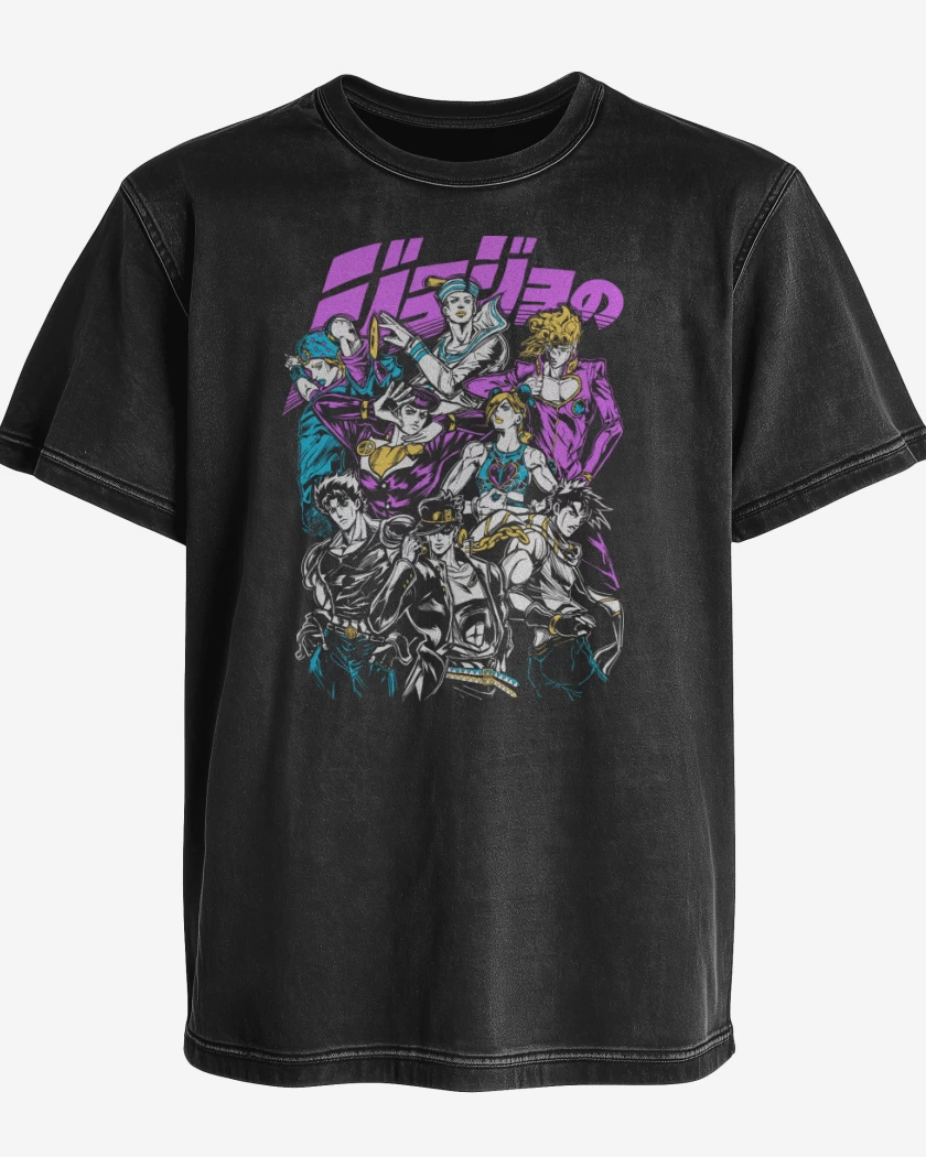 Polera desgastada JoJos Bizarre Adventure
