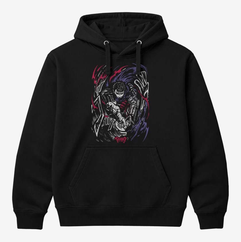 Polerón Canguro Negro de Guts