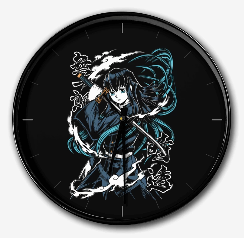 Reloj Negro de Pilar de la Niebla 
