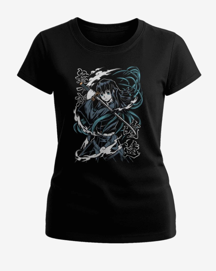 Polera de Mujer Negro de Pilar de la Niebla 