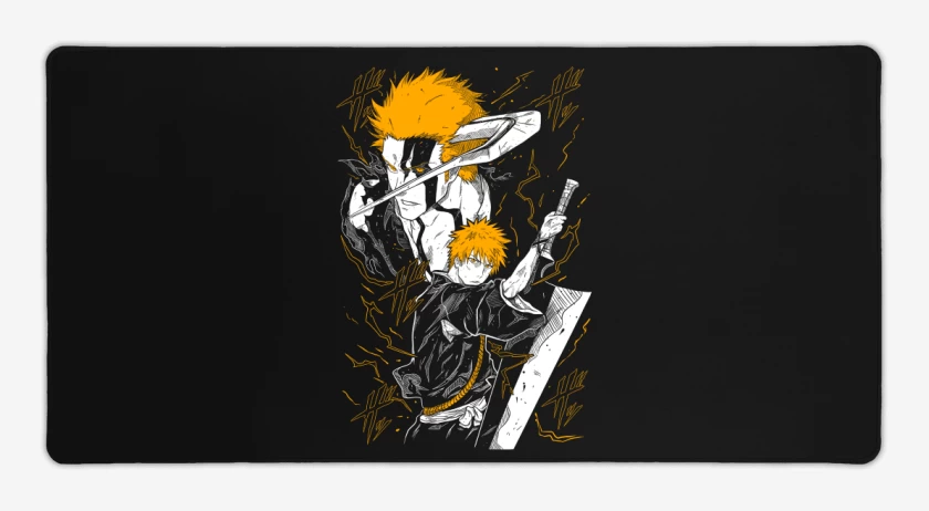 Mouse pad Gamer Negro de Ichigo Hollow