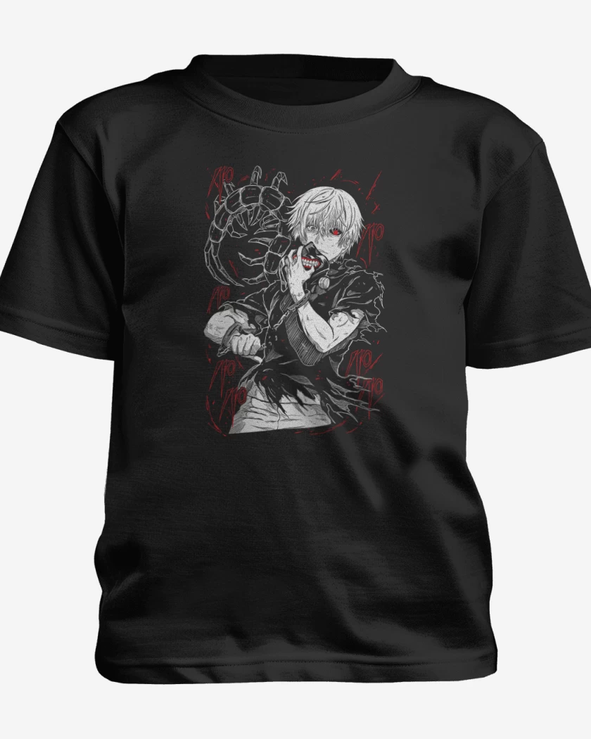 Polera de niño Negro de Ken Kaneki