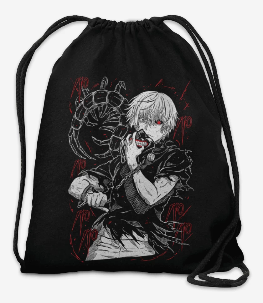 Mochila Negro de Ken Kaneki