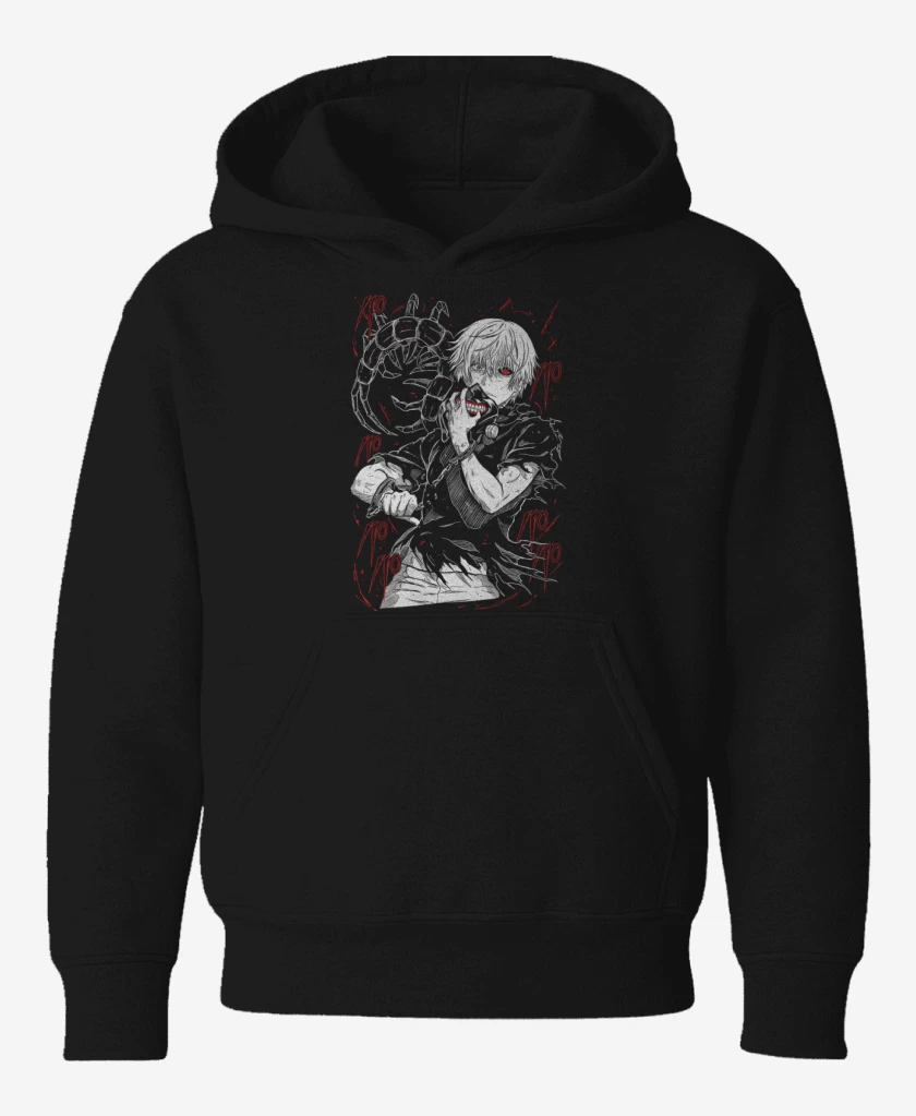 Poleron de niño Negro de Ken Kaneki