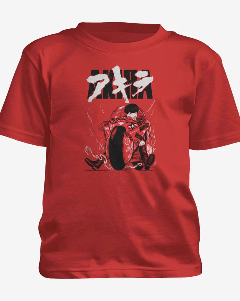 Polera de niño Rojo de Kaneda Motoquero