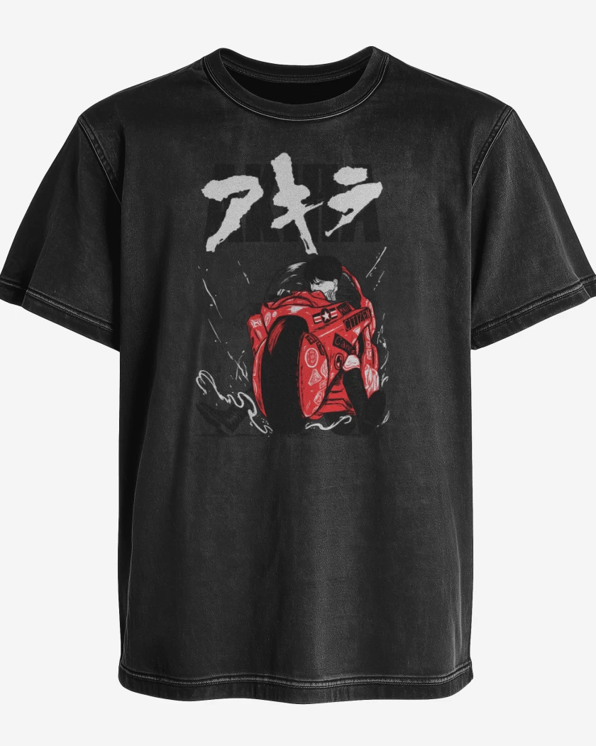 Polera desgastada Kaneda Motoquero