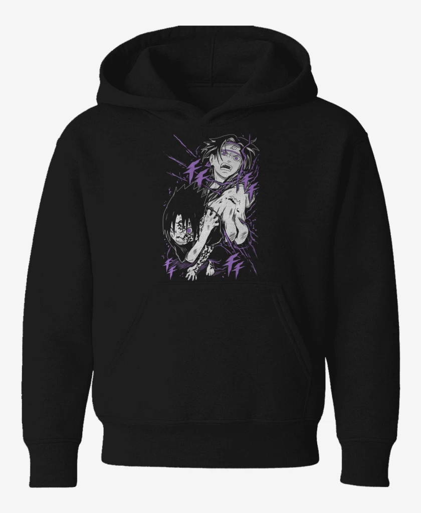 Poleron de niño Negro de Uchiha Sasuke