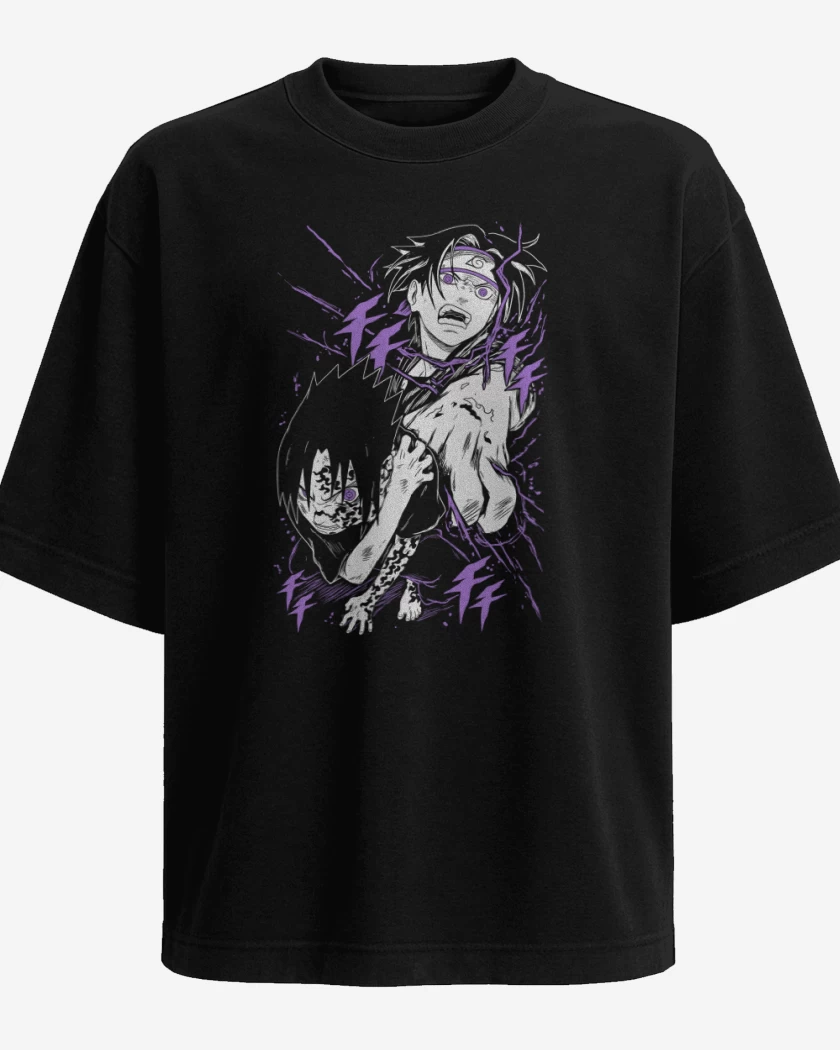 Polera Oversize Uchiha Sasuke