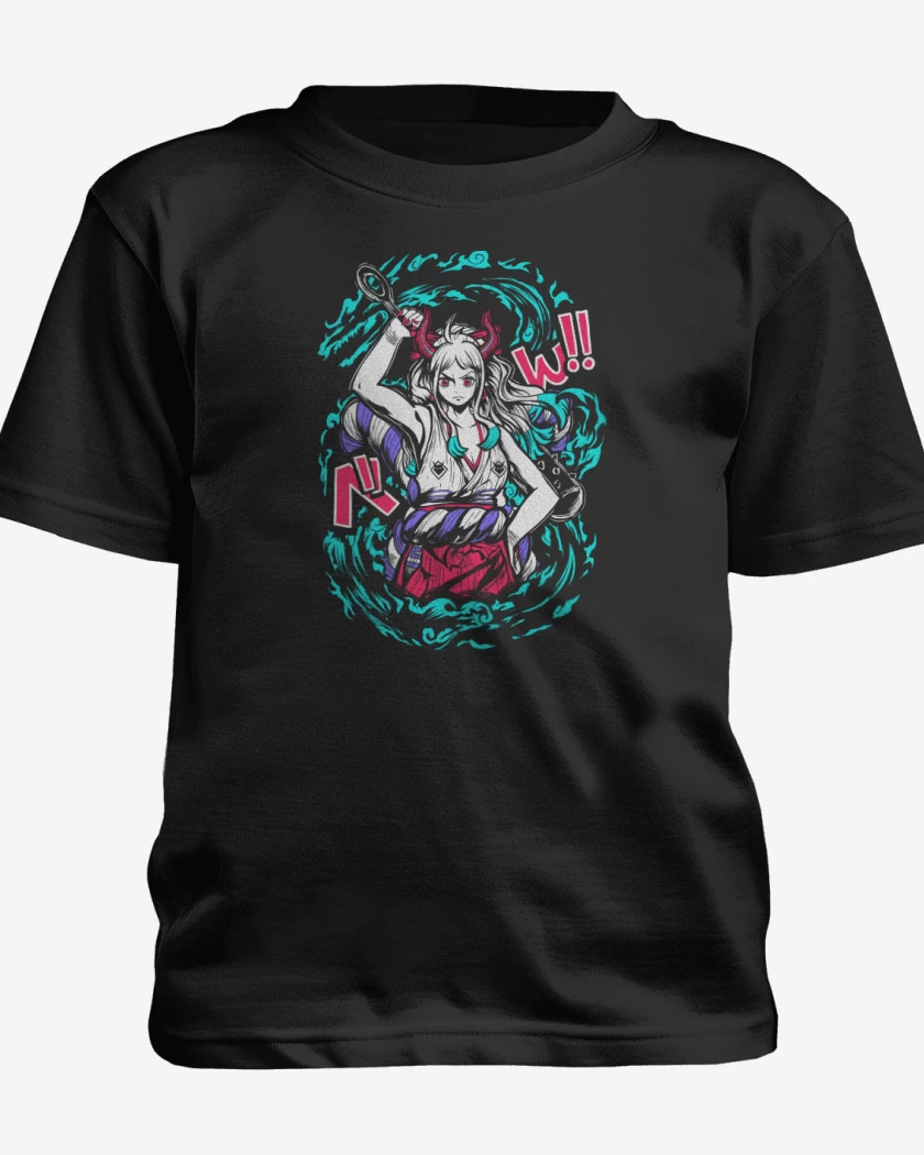 Polera de niño Negro de Princesa Oni
