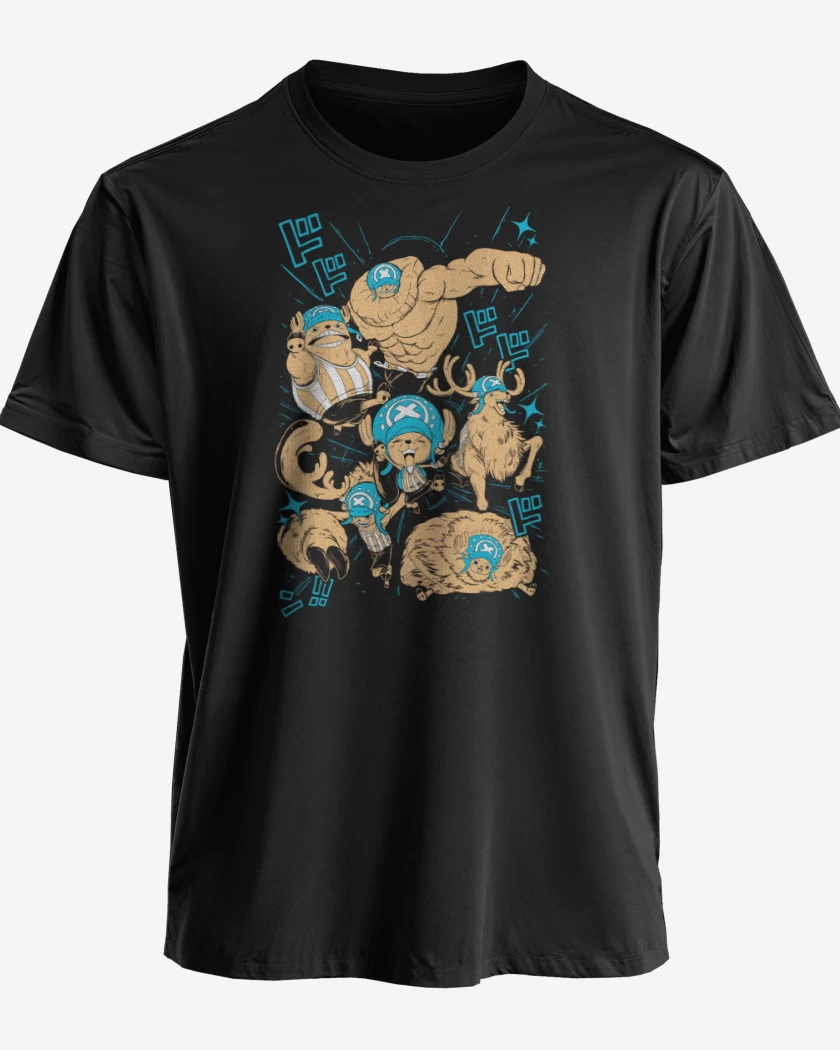Polera premium Negro de Tony Tony Chopper