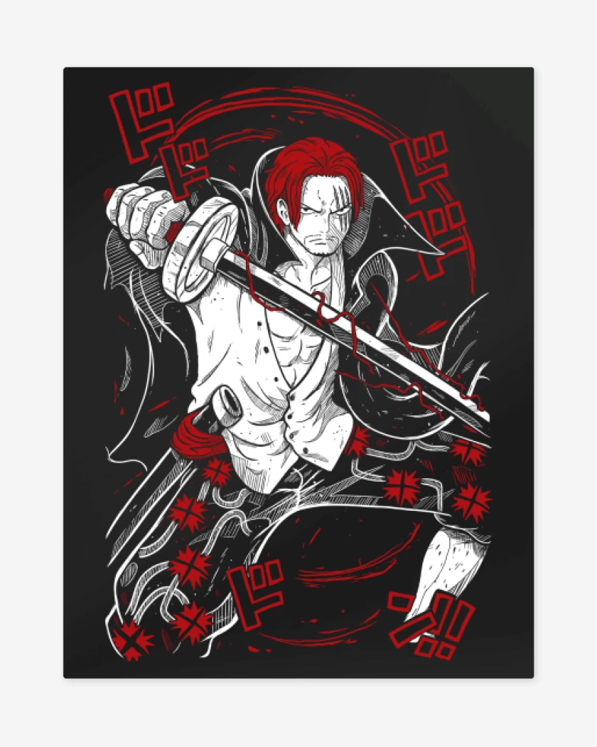 Print metalico Negro de Shanks