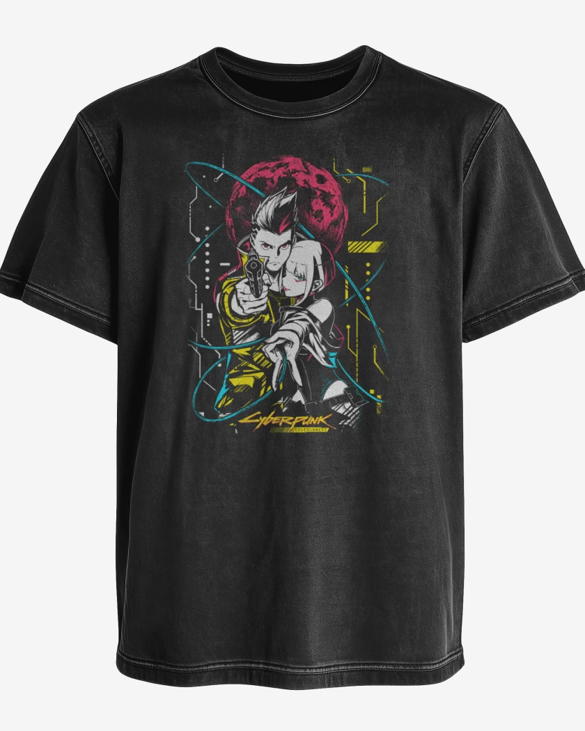 Polera desgastada David x Lucy