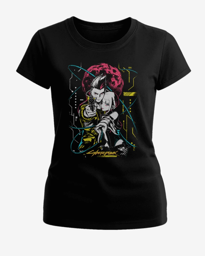 Polera de Mujer Negro de David x Lucy