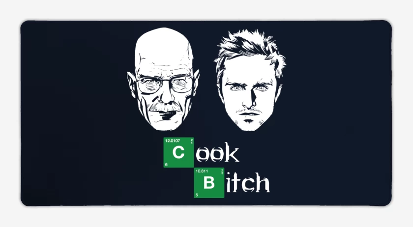 Mouse pad Gamer Azul Marino de Cook Bitch