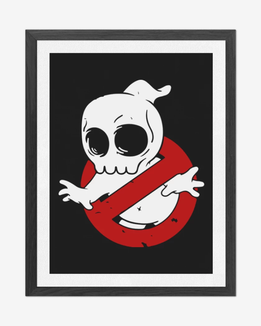 Cuadro decorativo Negro de Ghost B